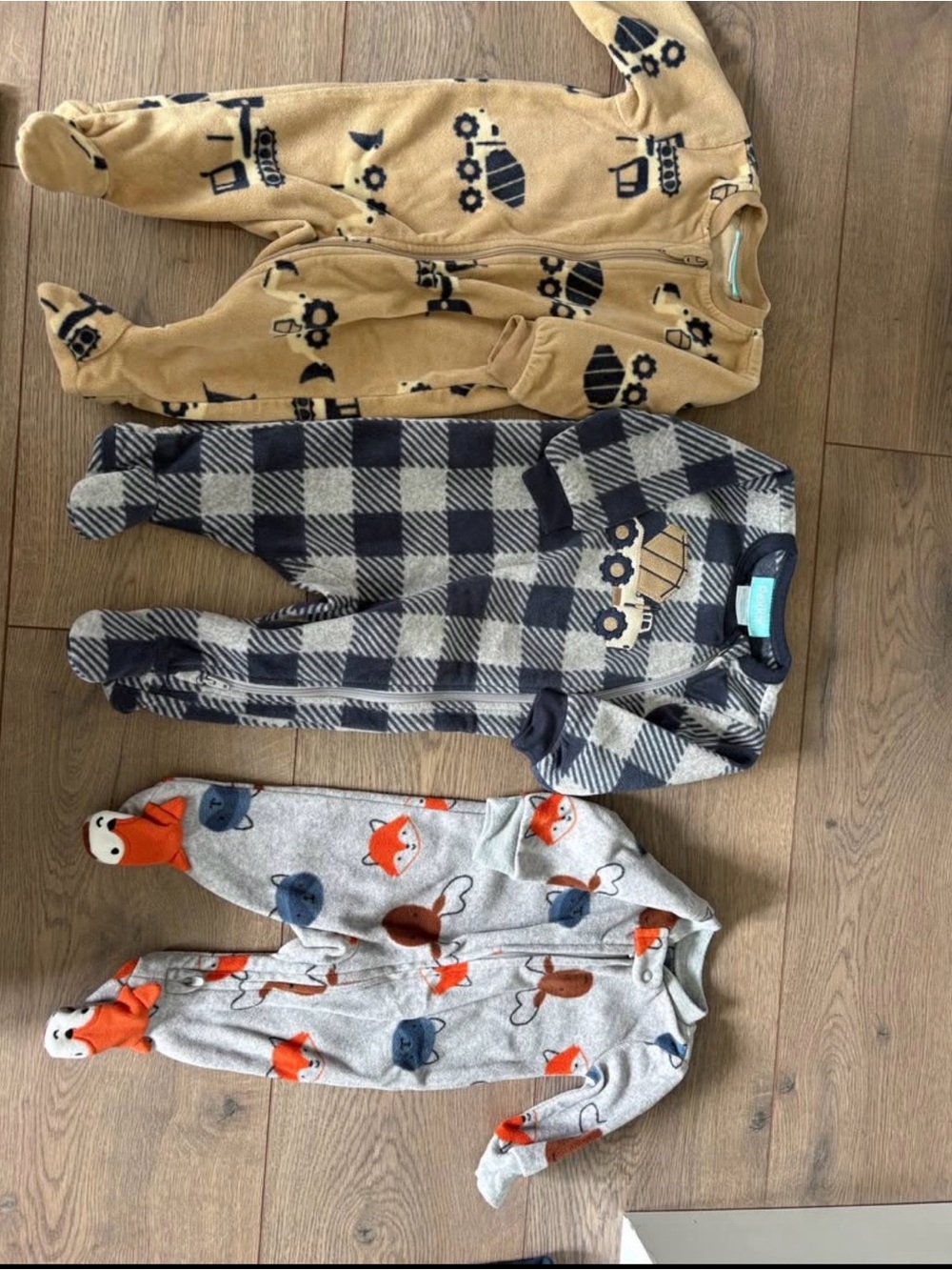 Pekkle and Carters Fleece Pyjamas